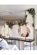 گل آرایی سالن زیبایی